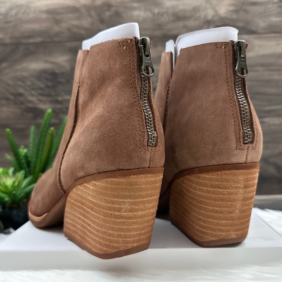 NIB Kork Ease Chandra Suede Ankle Bootie Boots 9M 40.5 Brown - Picture 8 of 12